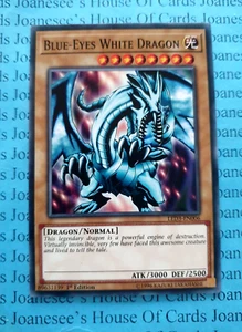 LED3-EN006 Blue-Eyes White Dragon Yu-Gi-Oh Card 1st Edition New - Picture 1 of 4