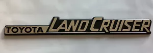 TOYOTA LANDCRUISER 60 & 70 SERIES Model Badge Chrome - Picture 1 of 6