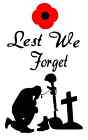 Lest We Forget Army Remembrance Armistice Day Window Vinyl sticker Decal