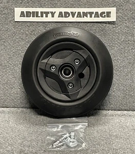 *NEW Permobil ORIGINAL 7” M3, M1 CASTER WHEEL & SOLID TIRE 180x68, Hardware V.1 - Picture 1 of 24