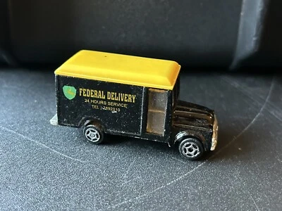 Vintage Federal Delivery Bank Mail Truck 2.75" Diecast Scale Model HTF - Image 1 of 4