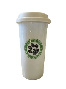 Bicchiere da viaggio cane gatto mamma papà "Parla alla zampa" animale domestico 10 oz ceramica cane mamma - Foto 1 di 7