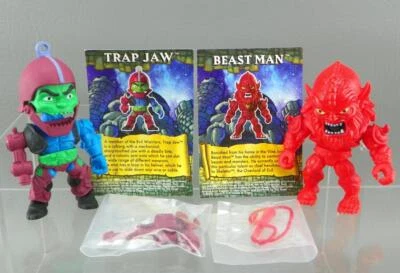 Loyal Subjects Masters Of Universe MOTU He-Man BEASTMAN & TRAPJAW 3" Figures Lot - Image 1 of 4