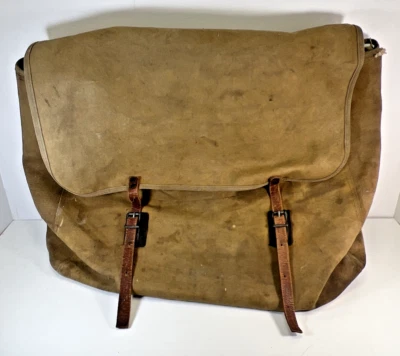 ANTIGUA MOCHILA ANTIGUA CHARLES TRAGER TRAPPER CAZA SENDERISMO SEATTLE WA FILSON #7 Foto 1 de 4