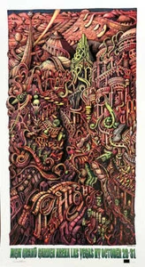 David Welker - Phish Las Vegas 2021 Póster Impreso Arte Welker Studios Cuello de Botella - Imagen 1 de 4