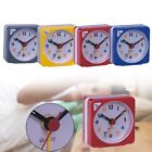 Portable Square Alarm Clock Noiseless Clock for Travelling and Home Use
