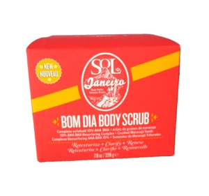 Exfoliante de cuerpo brillante Sol de Janeiro Bom Dia 7,8 oz nuevo en caja - Imagen 1 de 2