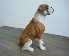 Collectable Sitting Boxer Dog Figurine Figure Ornament Gift 14cm/5.5"
