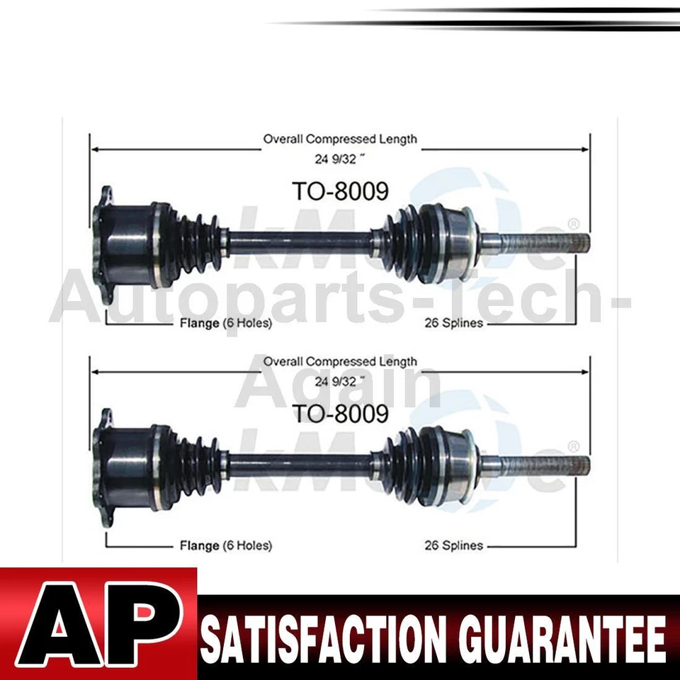 2 juntas de eje CV delanteras Trakmotive para Toyota T100 1993-1998 Foto 1 de 2