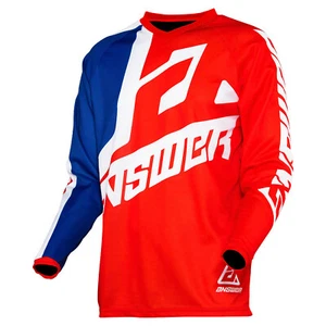 YOUTH ANSWER JERSEY MOTOCROSS SYNCRON MX - VOYD REFLEX / RED / WHITE - Picture 1 of 3