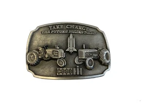 Custodia Fibbia Cintura JI Case Parts Fiera Peltro #062 Edizione Limitata 1988 - Foto 1 di 4