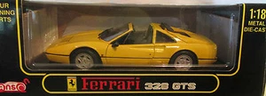 FERRARI 328 GTS YELLOW BY ANSON OLD RELEASE 1:18 BRAND NEW IN BOX MINT CONDITION - Picture 1 of 1
