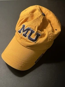 Cappello da baseball regolabile Marquette University blu oro - Foto 1 di 2