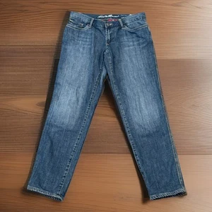 Damen Jeans Petite Größe P2 Flanell gefüttert Eddie Bauer Boyfriend Relaxed - Bild 1 von 9