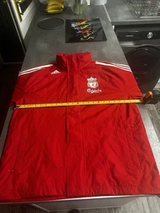 Retro Adidas Liverpool FC Training Regenjacke Medium 36/38 rot Carlsberg 2008 - Bild 1 von 12