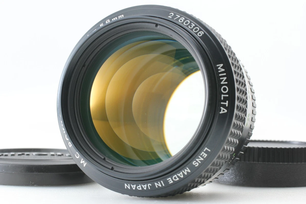 Minolta 58mm Focal f/1.2 Camera Lenses for sale | eBay