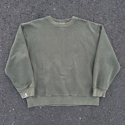 Sudadera Tommy Hilfiger para hombre años 90 cuello redondo, talla grande Foto 1 de 4