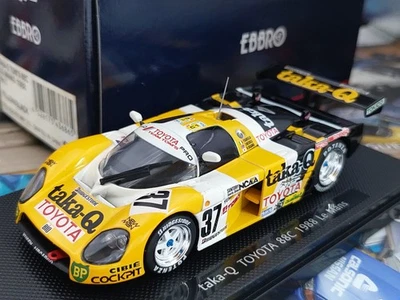 EBBRO 43686 1:43 SCALE TAKA-Q TOYOTA TOM'S 88C 1988 LE MANS 24 DIECAST MODEL CAR - Image 1 of 4