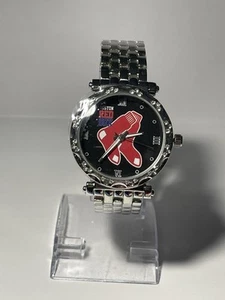 Reloj de lujo de acero inoxidable Boston Red Sox MLB para mujer (RARO) NUEVO - Imagen 1 de 10