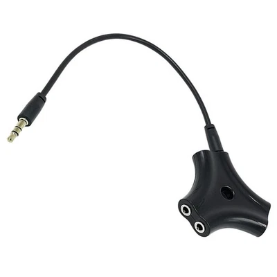  Divisor de señal de audio para auriculares de 1 a 5 3,5 mm práctico divisor de auriculares con 1 - Imagen 1 de 4