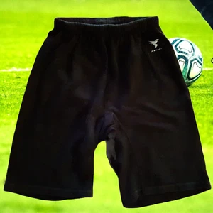 Insport Kids Unisex Black Shorts XL Knit Athletic Elastic Waist Drawstring USA - Picture 1 of 10