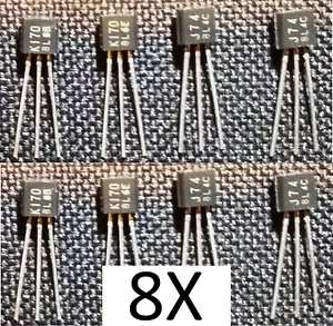 Toshiba 2SJ74 + 2SK170 LAB MATCHED OCTET to 0.03mA / 4mV (9-11mA range "BL") - Picture 1 of 7