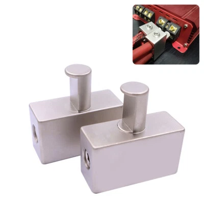 2PC Car Audio Power/Ground Dual 1/0 Gauge To 1/0 Gauge Offset Amp Input Reducers - Image 1 of 4