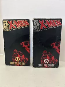 X-MEN Animated Series Creator's Choice VHS 1 Night of Sentinel & 2 Enter Magneto - Picture 1 of 2
