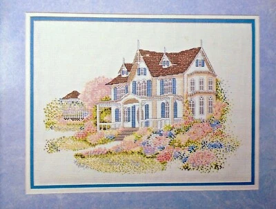 Indiana Gothic Color Chart Linda Bennett Victorian Cross Stitch Pattern Booklet  - Image 1 of 3