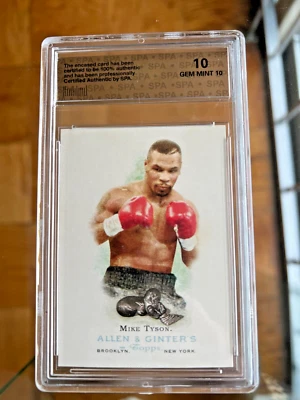 2006 Topps Mike Tyson Allen & Ginter Rookie Card SPA 10 GEM MINT - Image 1 of 2
