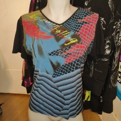 Camiseta bebé vintage años 2000 Varekai Cirque de Soleil cuello en V talla grande juniors Foto 1 de 3