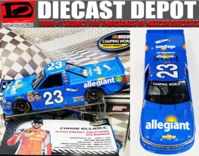 CHASE ELLIOTT 2017 MARTINSVILLE WIN RACED VERSION ALLEGIANT TRUCK 1/24 ACTION  - Image 1 of 4