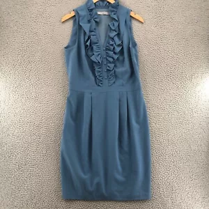 Abito donna Marc New York 8 blu corpetto arricciato sopra il ginocchio tubino senza maniche - Foto 1 di 11