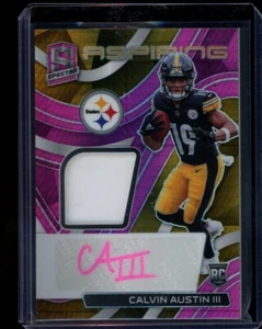 Calvin Austin III 2022 Spectra Football #APA-CAU RPA Rookie Autograph Auto /25 - Picture 1 of 2
