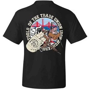 IRONWORKER T-SHIRT | WELDER T-SHIRT| BLUE COLLAR T-SHIRT| IRONWORKER GEAR | - Picture 1 of 2