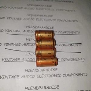 NOS ROE GOLD EBC 220uF 40V 105C HI END Axial Caps FOR AUDIO! 20PCS! - Picture 1 of 5
