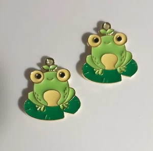 CHARMS 'FROGS' (set of 2) - Picture 1 of 1