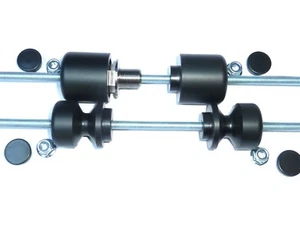 HONDA CB1000R 2008-2017 FRONT AND REAR AXLE CRASH MUSHROOMS SLIDERS BOBBINS S9ZG - Picture 1 of 12