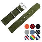 Watch Strap Two Piece Quick Release Nylon Band Military Army Diver 18 20 22 MM