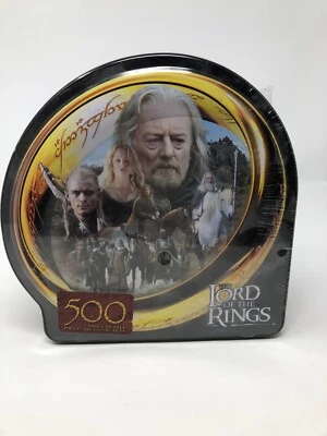The Lord Of The Rings Tin Puzzle 500 Pieces Flight Of Plainsmen MB Puzzle Hasbro - Image 1 of 4