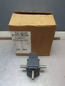 HUB CITY 0220-60123-181 MODEL-181 STYLE-A 10:1RATIO 1/2"x3/4" SHAFTS NEW IN BOX - Picture 1 of 7