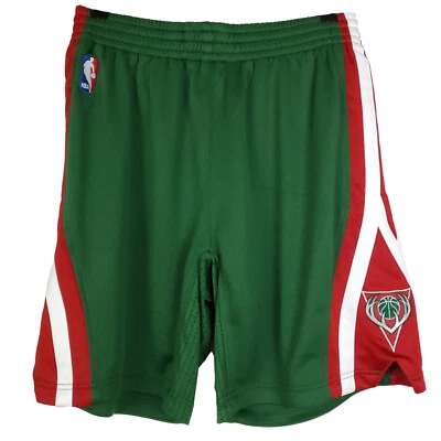 Milwaukee Bucks Mitchell & Ness NBA M Medium Authentic Jersey Shorts Green NWT - Image 1 of 4
