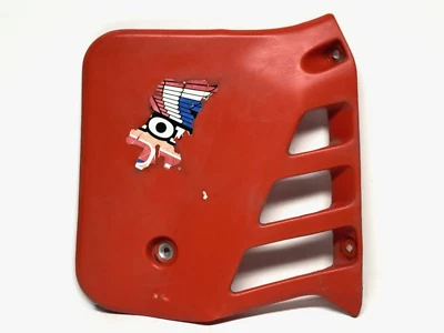 1985-87 Honda Elsinore CR250R Left Side Radiator Shroud Cover - READ DESCRIPTION - Image 1 of 4