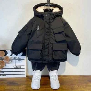 Winter Down Jacket Boys Coat Children Outerwear Teenage 3-8Y Kids Parka Snowsuit - Picture 1 of 20