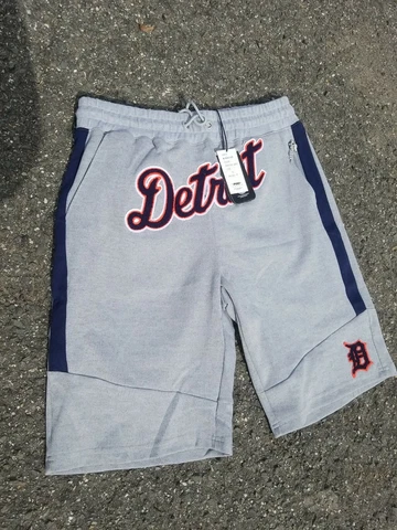 Men's Pro Standard Detroit Tigers heather grey Shorts Size large Cover