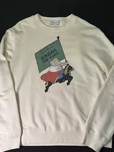 SELTENER LANVIN BABAR THE KING COLLAB PULLOVER ITALIEN SWEATSHIRT HERREN L GROSS AUTHENTISCH - Bild 1 von 24