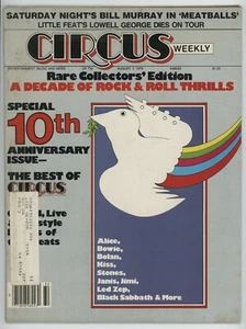 Aug 7 1979 CIRCUS WEEKLY Magazine Collectors Edition Fine Bagged * KISS Poster - Picture 1 of 2