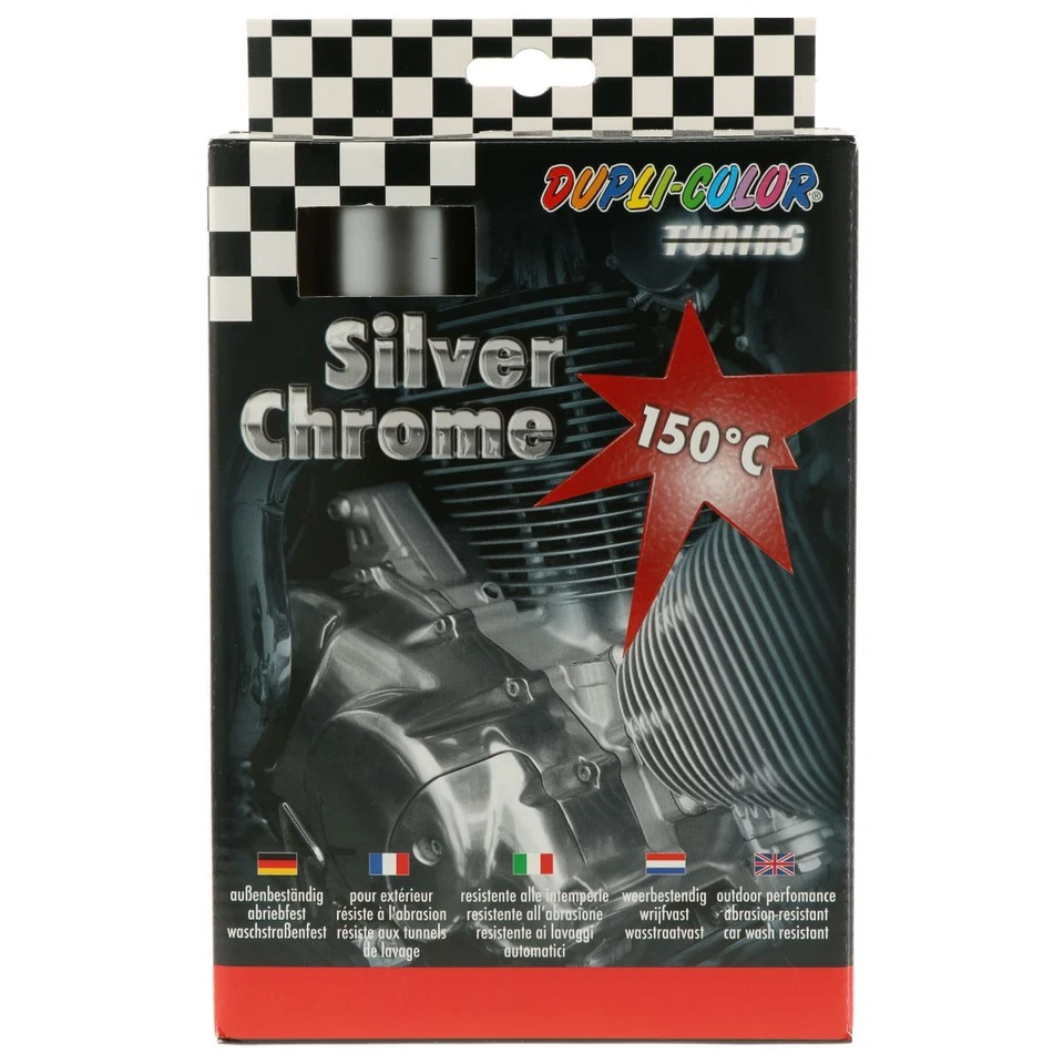 DupliColor Silver Chrome Tuning Set Auto - Bild 1 von 1