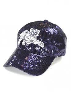 Jackson State Tigers Women's HBCU Sequin Baseball Hat Cap - Picture 1 of 2