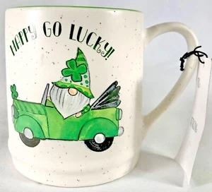 Tazza caffè ceramica Sheffield Home CLOVER COTTAGE Happy Go Lucky Cer0691 nuova con etichette - Foto 1 di 5